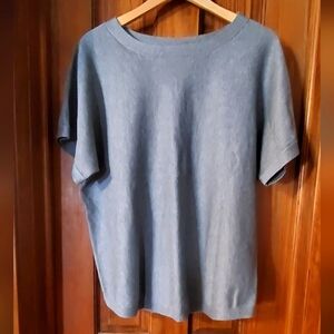 Cable & Gauge Womens Short Sleeve Sweater Sz 1X